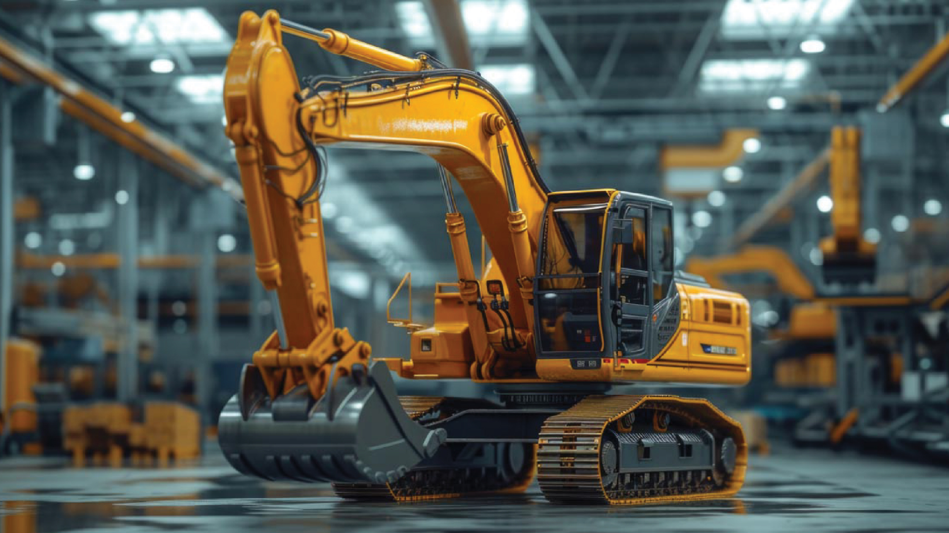 İş makinesi basınçlı yıkama temizliği